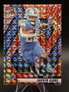 Mosaico Panini 2025 - Jahmyr Gibbs #103 rojo camuflaje Prizm - Imagen 1 de 2