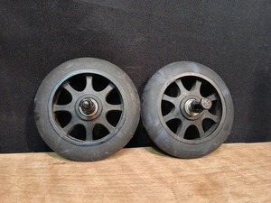 Used PAIR Front 5" Anti-Tip Wheels PRIDE Jazzy Select GT  - Picture 1 of 3