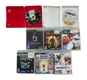 8 PS3 Spiele Lot, Madden FIFA RESIDENT EVIL ETC. ungetestet - Bild 1 von 6