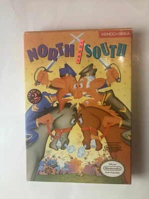 North and South w/ Manual, Styrofoam, Sleeve CIB Complete Nintendo NES game! - Image 1 of 4