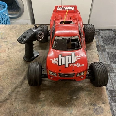 Hpi Evo Rush runs well good condition new transmitter  not ftx cen losi traxxas - Image 1 of 4