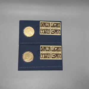 1972 American Revolution Bicentennial Commemorative Medal - LOT OF 2 - Picture 1 of 10