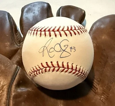 R.A. Dickey Signed Autographed Official Major League OML Baseball : Steiner - Image 1 of 3