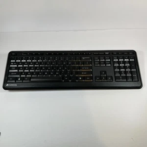 Gateway KB-0817 Desktop Keyboard Vintage, US English, PS/2 Wired, Black - Picture 1 of 7