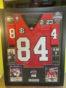 LADD McCONKEY MAGLIA INCORNICIATA FIRMATA AUTO GIOCO USATO PATCH COA GEORGIA LQQK - Foto 1 di 5