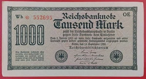 Germany 1000 Mark 1922 Pick 76 aUNC - Picture 1 of 1