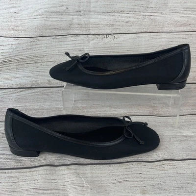 Stuart Weitzman Arabella Mesh Womens Sz 7.5B Ballet Flats Shoes Black - Image 1 of 4