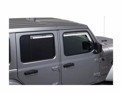 Putco Chrome Window Visors Fits Jeep Gladiator 2020-2025 Front & Rear Set Foto 1 de 4