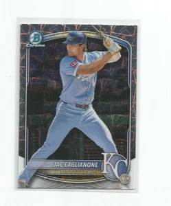 JAC CAGLIANONE (Kansas City) 2025 BOWMAN CHROME LAZER REFRACTOR CARD #BCP-154 - Picture 1 of 1