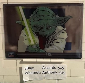 Yoda - 2012 Topps Star Wars Galaxy Animazione Cel - 9 di 9 - Foto 1 di 3