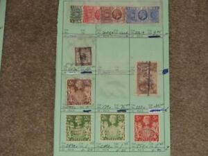 Great Britain, used from circuit book, Catalog Value Approximately $190.00