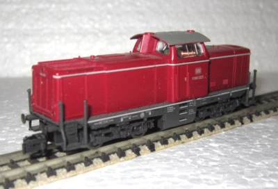 FLEISCHMANN 82-9392 N DB V100 1323 DIESEL LOCOMOTIVE PROFI COUPLERS RED TESTED - Image 1 of 4