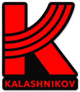 Kalashnikov Red & Black Die-Cut STICKER - Picture 1 of 1