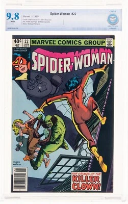 Spider-Woman #22 CBCS 9.8 RARE (Marvel 1980) 1st Killer Clown Bronze Age🔥cgc - Image 1 of 4