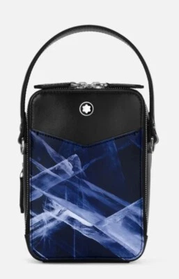 NUEVO MONTBLANC MASTERSTÜCK SELECTION GLACIER MINI REPORTER BAG MB129740 $1,025 Foto 1 de 4