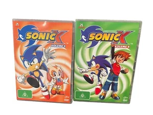 SONIC X Volume 3 & 4 DVD Pal R4 Animated TV Series 2003 - Picture 1 of 4
