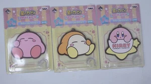 Lotto 3 Portachiavi Kirby in Gomma "F" - Sweet Party - Ichiban Kuji - Banpresto - Foto 1 di 24