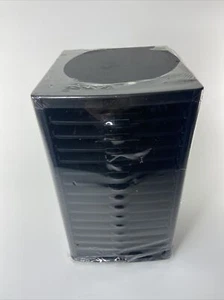 Quicdisc 15 CD Jewel Case Cover Plastic Storage Tower Black brand new - Picture 1 of 6