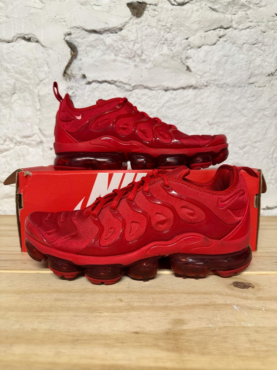 Nike Air VaporMax Plus Triple Red for Sale | Authenticity Guaranteed | eBay