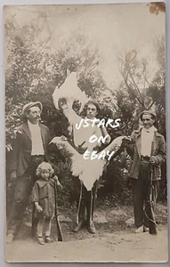 1908 - 1924 BARCELONA, SPAIN, FLAMINGO HUNTERS HUNTING REAL PHOTO POSTCARD RPPC - Picture 1 of 8