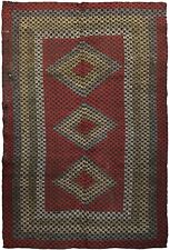 Antique Swedish Tapestry Handmade Rug 4x6 130cm x 186cm