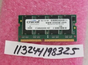 128MB SDRAM SD SYNCH PC133 SODIMM 144PIN LAPTOP NOTEBOOK MEMORY LOW DENSITY - Picture 1 of 1