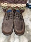 HUSH PUPPIES 14547 FIELD GUNSMOKE Loafer Men's size 12 M Lace up Brown Outdoor