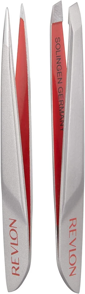 Revlon Salon Pro Precise Mini Tweezer Set Slanted & Pointed Tip Tweezer W/Pouch - Image 1 of 4