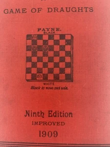 Lee's Guide to the Game of Draughts Book 9th Edition 1909 Hardcover - Picture 1 of 10