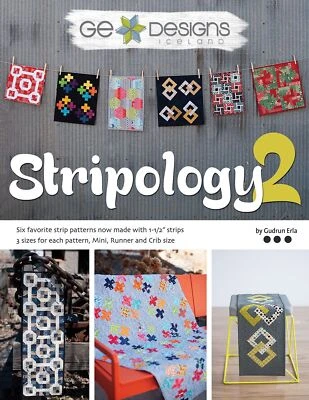 Stripology 2 Quilt Pattern Book by Gudrun Erla of G.E. Designs - Image 1 of 4
