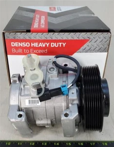 Compresor de aire acondicionado de alta resistencia Denso 471-3432 10S15C con embrague Freightliner etc. - Imagen 1 de 11