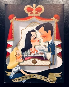 JACQUES KAPRALIK ARTE, MGM SU ALTEZA Y EL CAMPANERO 1945 COMERCIO AD-HEDY LAMARR - Imagen 1 de 2