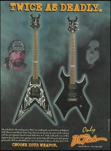 B.C. Rich Slayer Kerry King Tribal V Slipknot Mick Thomson Warbeast Gitarrenanzeige - Bild 1 von 3