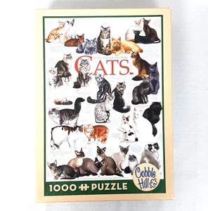 Beware of People Who Dislike Cats Cat Quotes Cobble Hill 1000 Piece Puzzle - Picture 1 of 8