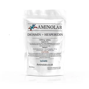 DIOSMIN & HESPERIDIN 1500MG TABLETS -AMINOLAB-Heart Health Enhances Circulation - Picture 1 of 1