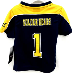 NEW California Golden Bears Colosseum Blue football Jersey Shirt Toddler Boys 3T - Picture 1 of 9