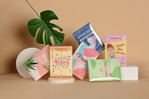 Korean Face Mask Sheet - Rubio Aroma 42 sheets (6 boxes - 7 units/box) Assorted - Picture 1 of 19