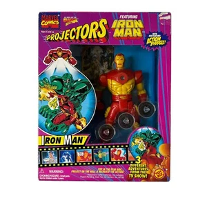 Marvel Comic Iron Man Proyector Toybiz Tony Stark Figura 1995 Vengadores NUEVO - Imagen 1 de 3