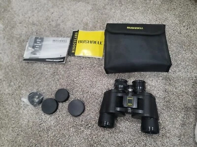 Nice Vintage Used Working Clean Bushnell Insta-Focus Binoculars 7x35 W/Case USA4 - Image 1 of 4