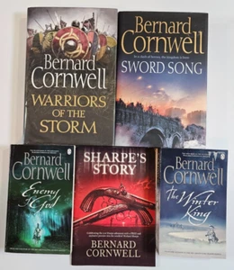 Bernard Cornwell Sword Song Warriors of the Storm 5 Historical Fiction Bundle - Imagen 1 de 8