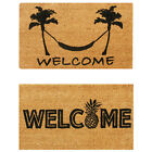 Rubber-Cal Welcome "Beach Decor" Doormat Kit - 18" x 30" - 2 Door Mats