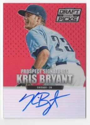 2013 PANINI PRIZM DRAFT PICKS RED PRIZM AUTO /100 KRIS BRYANT Auto - Image 1 of 2