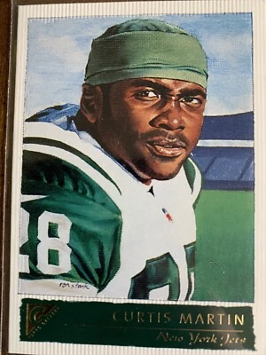 2001 Topps Gallery Football Card #5 Curtis Martin New York Jets - Image 1 of 2