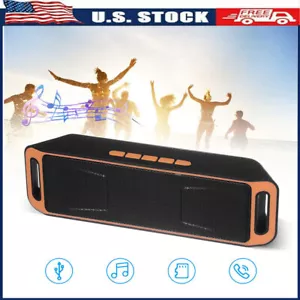 LOUD Wireless Bluetooth Speaker Outdoor Stereo USB/TF/FM Radio U6R8 - Picture 1 of 11