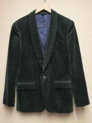 Blazer de terciopelo J.Crew Ludlow chal esmoquin traje chaqueta para hombre talla 40L ajustado Foto 1 de 4