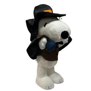 Peanuts Snoopy Harvest Greeter Pilgrim 22” de alto sin animar con decoración de etiqueta - Imagen 1 de 16