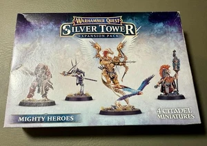 Warhammer Quest Silver Tower Mighty Heroes - NEW - OPEN BOX - Picture 1 of 3