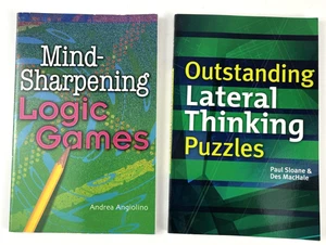 Logic Puzzle Books for Teens and Adults set of 2 - Bild 1 von 15