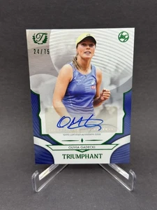 Olivia Gadecki RC Auto #/75 Blue 2025 Topps Triumphant Tennis Rookie - Picture 1 of 2
