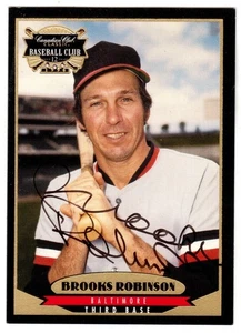1996 CANADIAN CLUB # BROOKS ROBINSON AUTOGRAMM - Bild 1 von 1